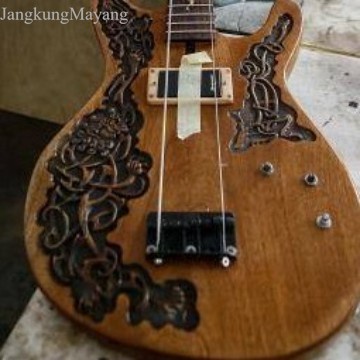

body gitar ukir custom mahoni super bhn MENTAHAN TNP KLENGKAPAN fnx038 termurah