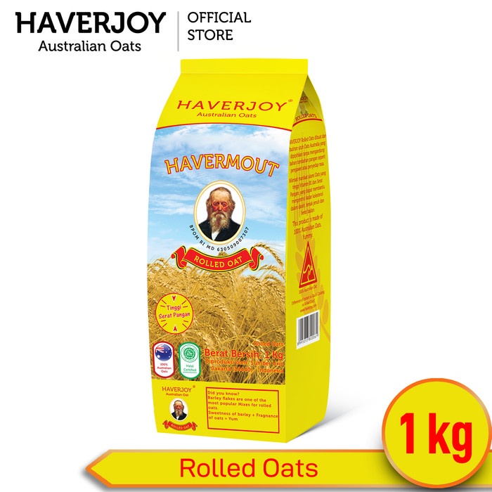 

BEST SELLER- Haverjoy Rolled Oats 1kg