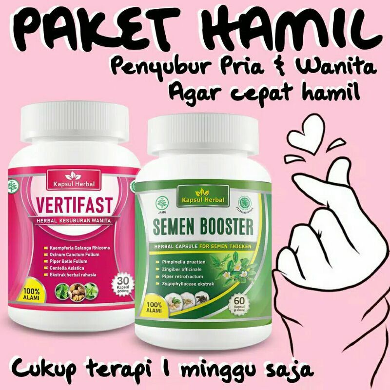 BAYAR DI TEMPAT (COD) SEMEN BOOSTER PENGENTAL SPERMA DAN VERTIFAST PENYUBUR KANDUNGAN