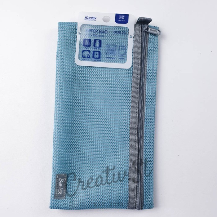

Zipper Storage Pouch Handbag Pastel A5 Cheque Bantex 8107 8108 Pencil - 23. Sky Blue, 8108. Cheque