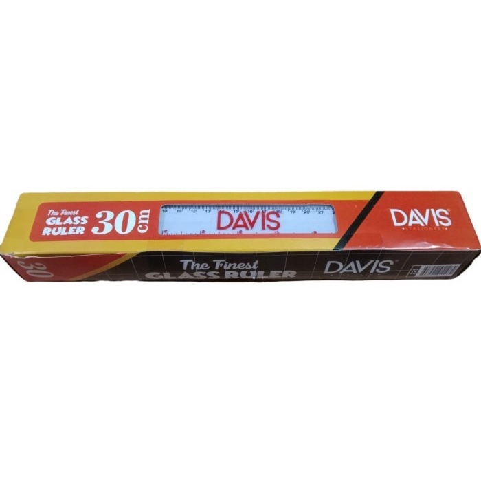 

Penggaris Davis 30 cm 1 pak isi 24 pcs - Penggaris Davis