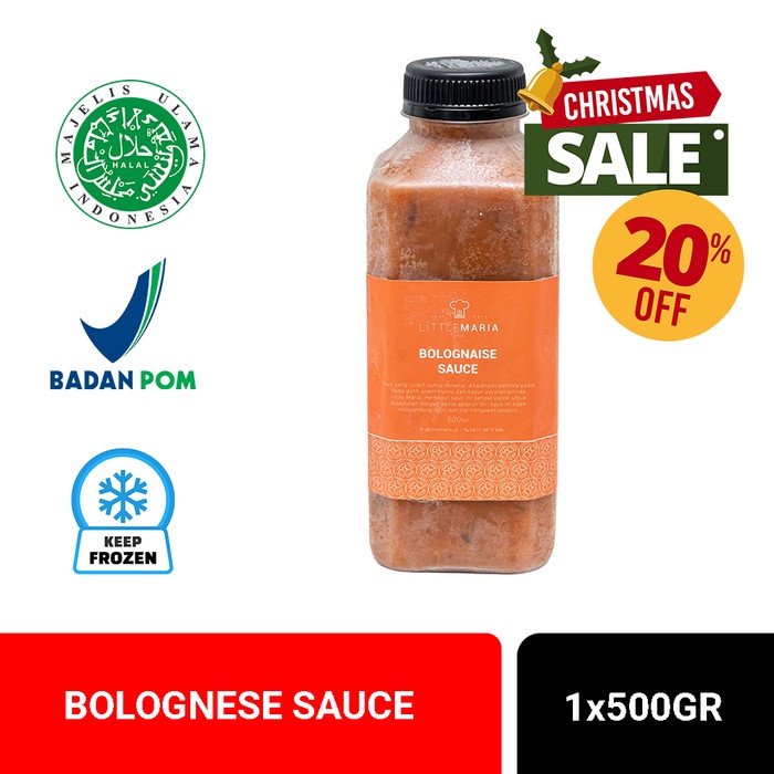 

Best Seller- LittleMaria Bolognaise Sauce/Saus Bolognaise 500g