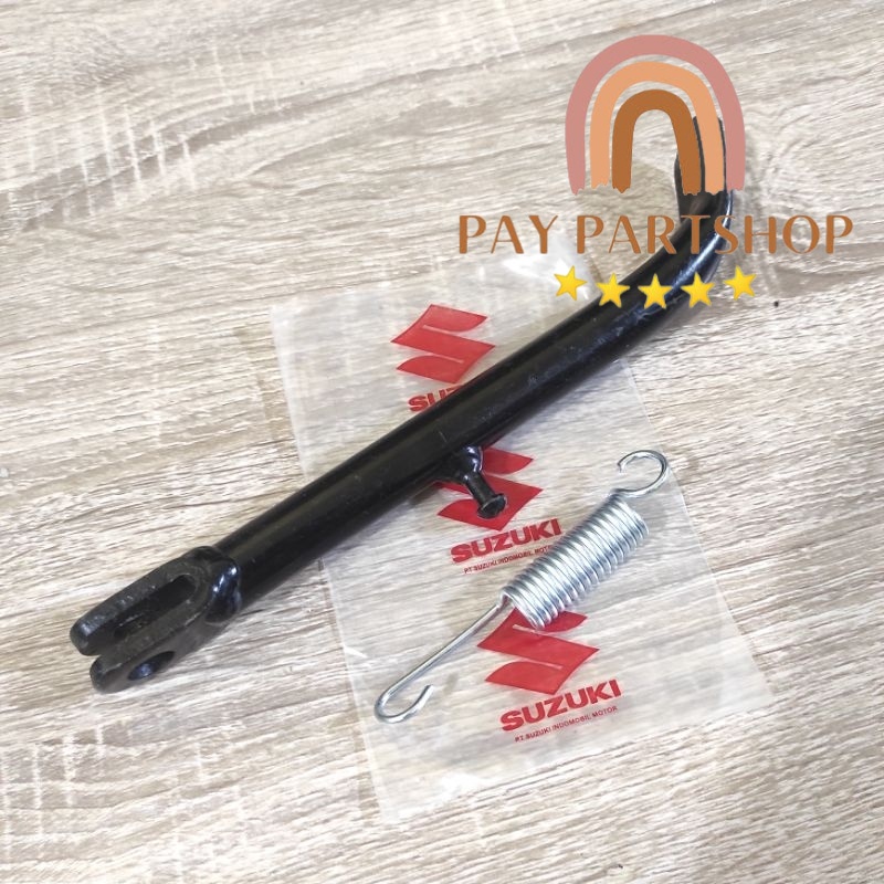 Standar samping Suzuki Satria Fu Fi Satria 2 tak hiu smash shogun Arashi Titan original panjang 24cm