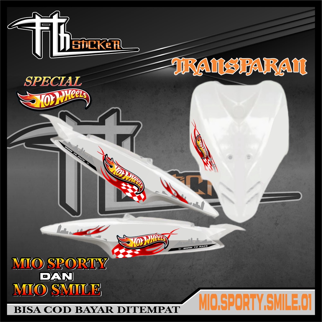 Striping TRANSPARAN MIO SPORTY / MIO SMILE - Stiker TRANSPARAN MIO SPORTY / MIO SMILE List Variasi M