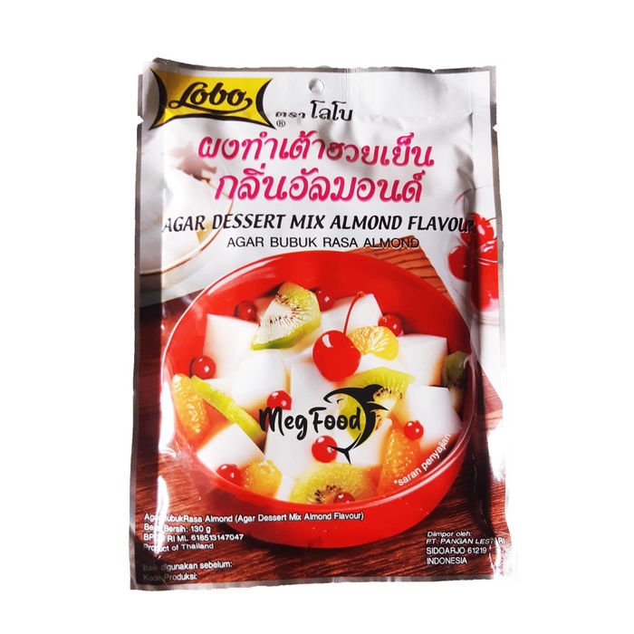 

Lobo Agar Dessert Mix Pudding Susu Almond 130gr | Pudding Almond