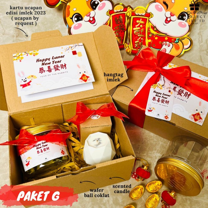 

[BEST SELLER] Hampers Imlek CNY Paket Imlek Hadiah Imlek Sincia Kado Imlek Paket G