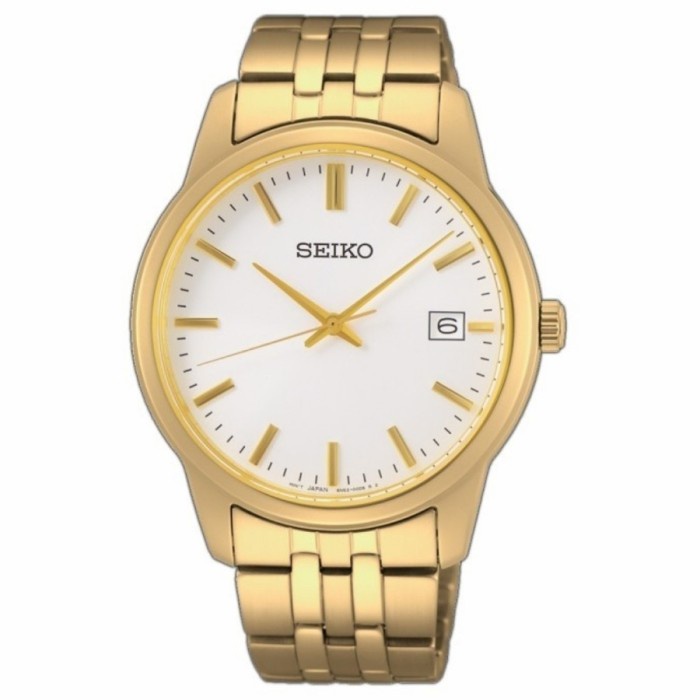 JAM TANGAN PRIA SEIKO SUR404P1 GOLD STAINLESS ORIGINAL