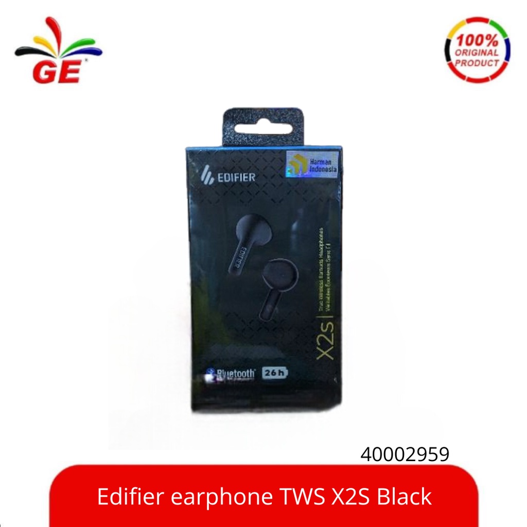 Edifier Earphone TWS X2S Black - 40002595