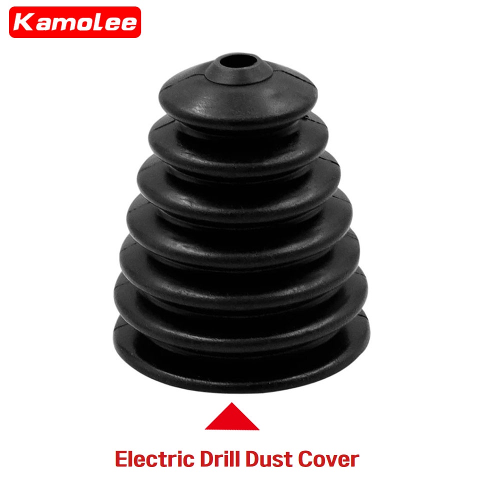 Kamolee Electric Drill Dust Rubber Cover Impact Hammer Drill Dust Collector Device Dustproof Electri