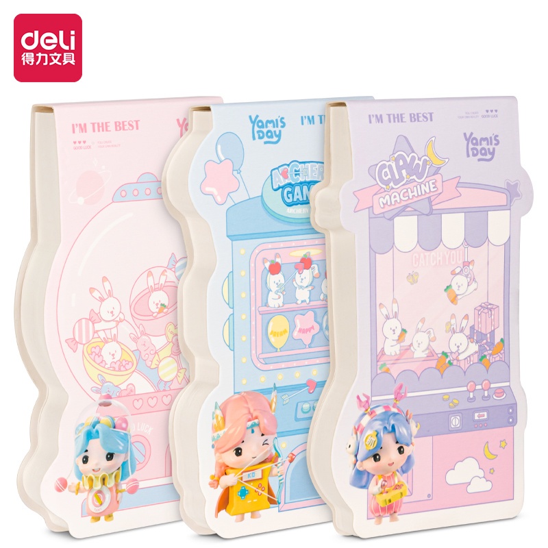 

Memo Anime Lucu 100lbr Deli Note Pad Bentuk Kertas Yang Unik