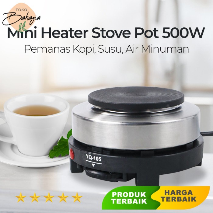 Pemanas Kopi Susu Air Minuman Mini Heater Stove Pot 500W