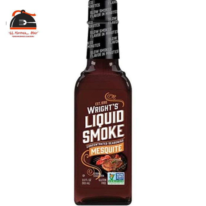 

Wright's Liquid Smoke Mesquite 103gr (Saus Bumbu Asap 103 gram)