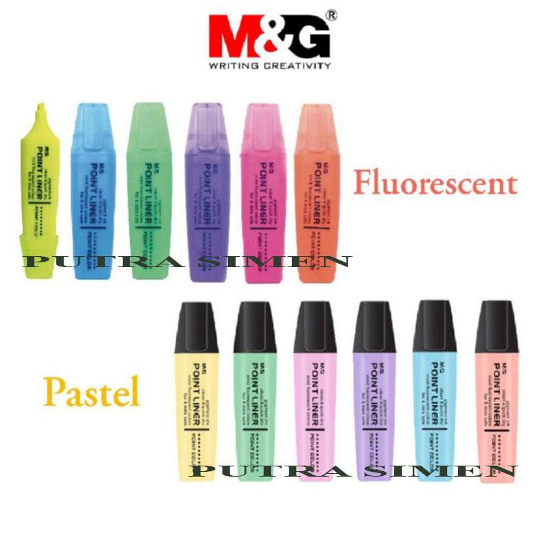 

M&G HIGHLIGHTER | Stabilo Warna pastel & Neon Non Toxic