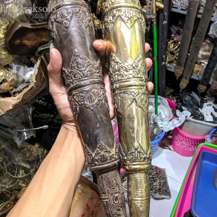 

termurah Gada kuningan besar koleksi antik