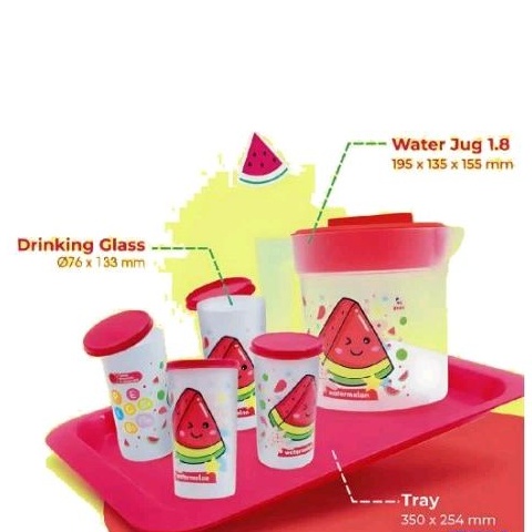 Teko Set Nampan Watermelon