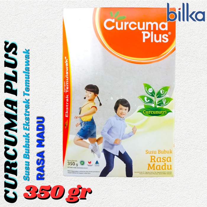 

CURCUMA PLUS Susu Bubuk Ekstrak Temulawak Rasa Madu 350gr