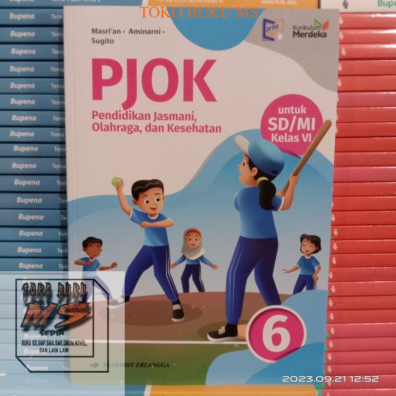 PJOK Kelas 6 SD Kurikulum Merdeka Erlangga