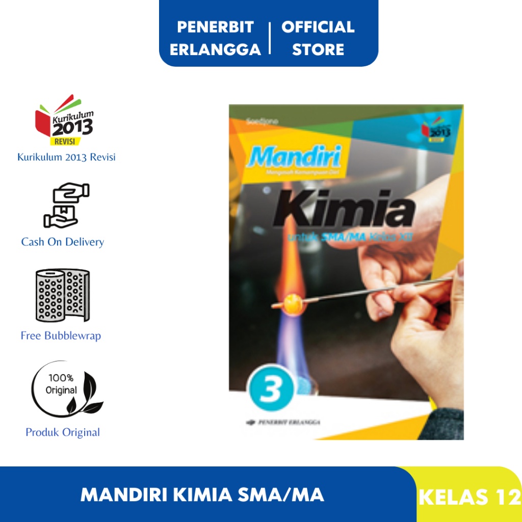 MANDIRI KIMIA  SMA KELAS 12 KURIKULUM 2013 REVISI Erlangga