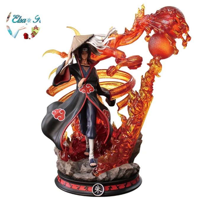 Action Figure Uchiha Itachi Akatsuki Mode GK Cloud Studio Pvc Naruto
