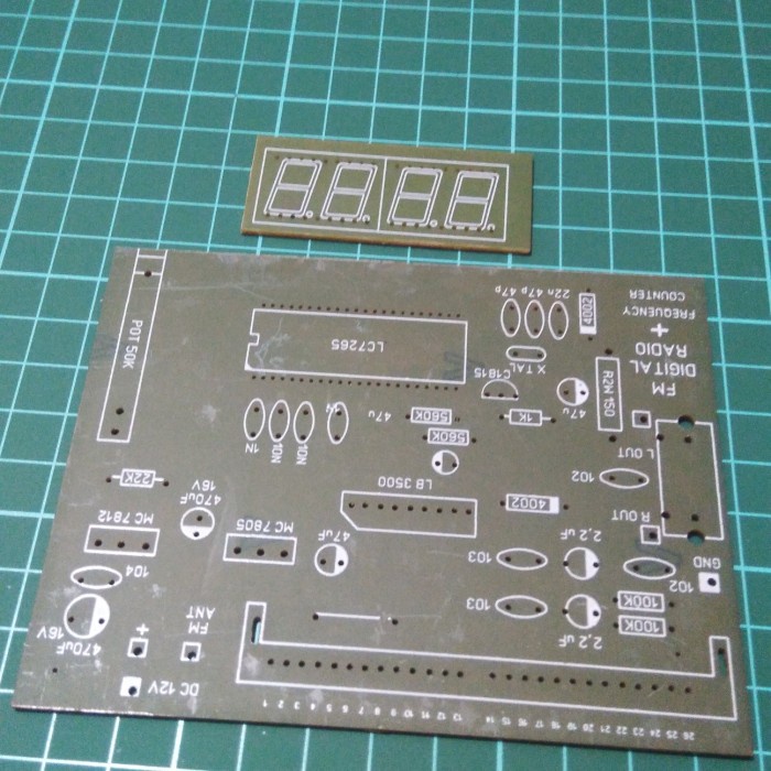 pcb tuner fae fae347 frequency counter radio fm GO165