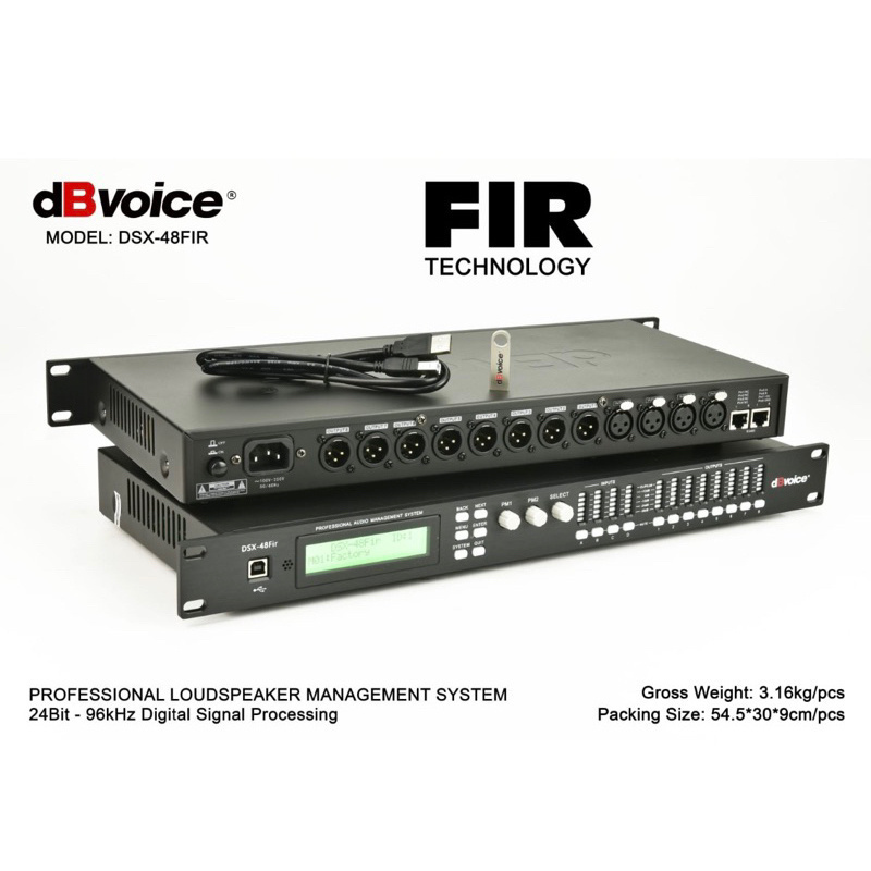 Management dBVoice DSX 48 FIR Original DLMS dBvoice DSX48 FIR Speaker Management