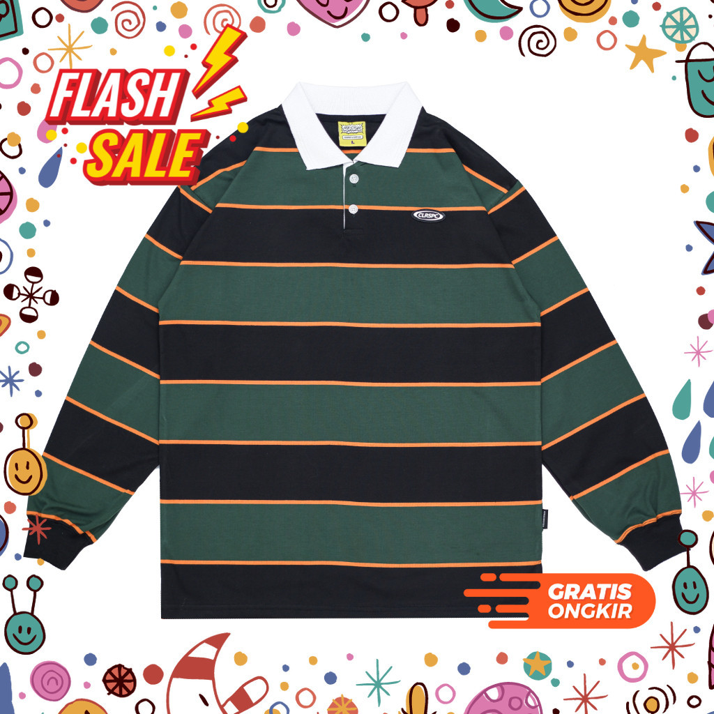 MEGASALE / Rugby Shirt Colourspace - Greenest