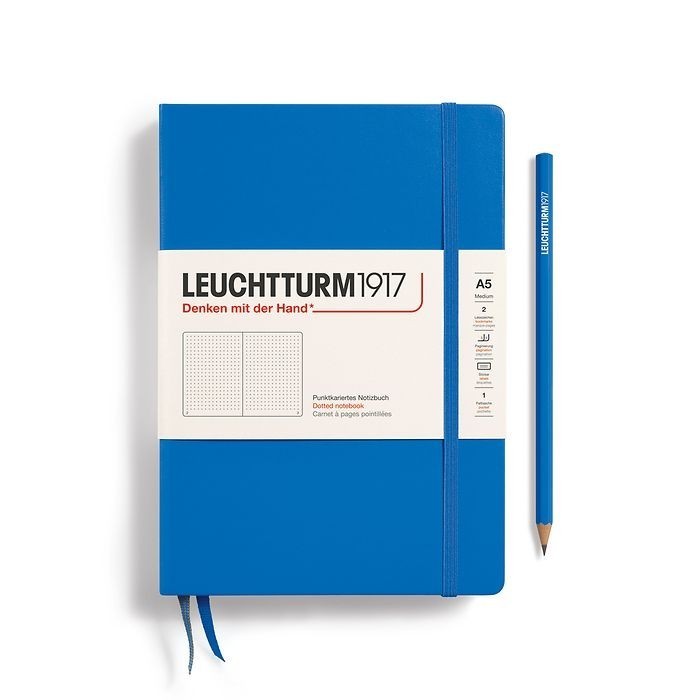 

LEUCHTTURM 1917 Notebook Medium A5 251p. Hardcover 2 - Sky, Dotted