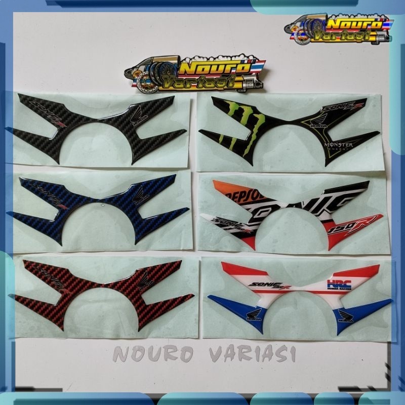 Sticker Emblem segitiga Sonic 150 r bagus