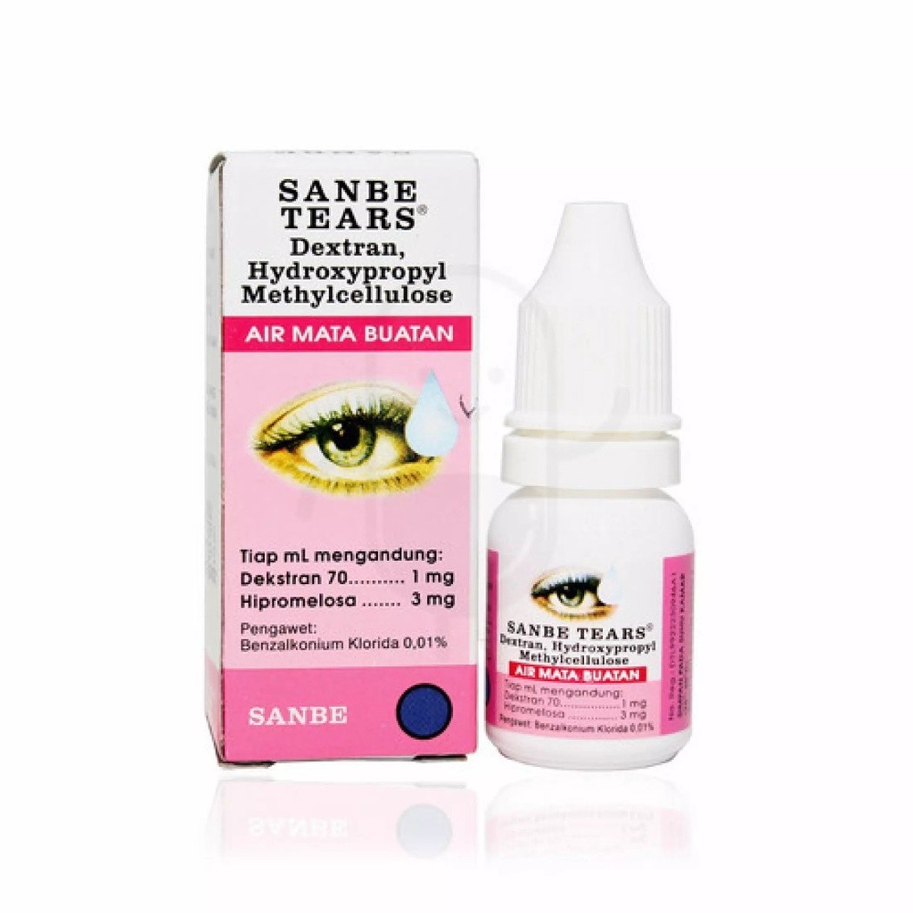 SANBE TEARS TETES MATA 8 ML | Air Mata Buatan Untuk Mata Kering | Iritasi Pada Mata