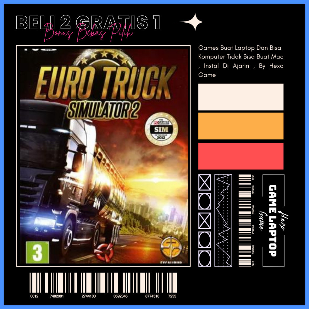 EURO TRUCK SIMULATOR 2 - GAME PC - GAME LAPTOP - LINK DOWNLOAD