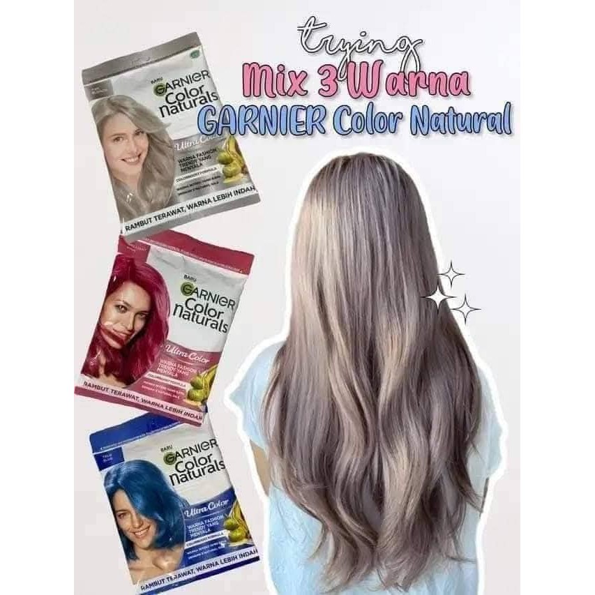 Garnier Color Naturals Sachet | Garnier Hair Color | Garnier Pewarna Rambut Alami | Garnier Ultra Co