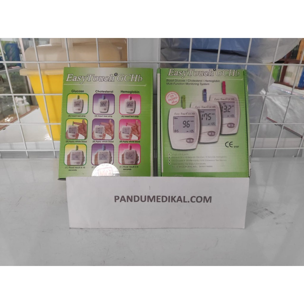 Alat test gula, Kolesterol dan Hb / EasyTouch GCHb / Easy Touch GCHb