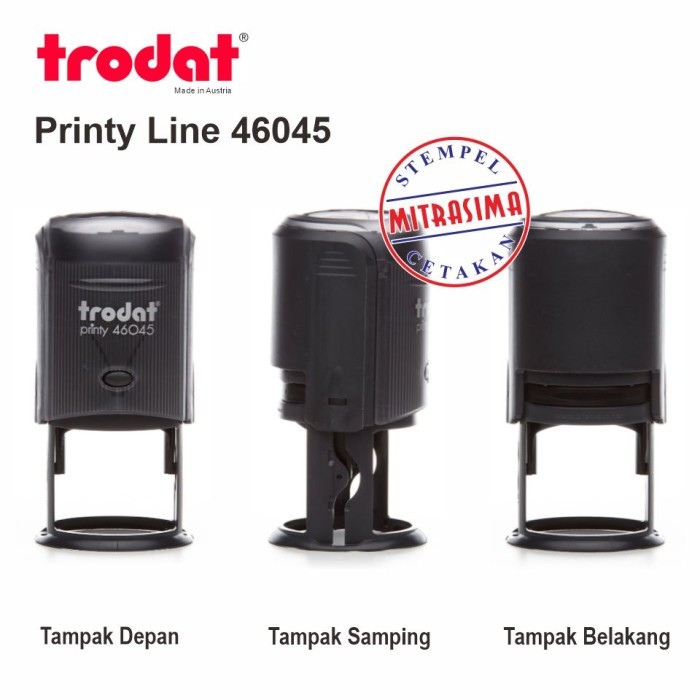 

Stempel Trodat 46045 Model Bulat - Bodinya saja