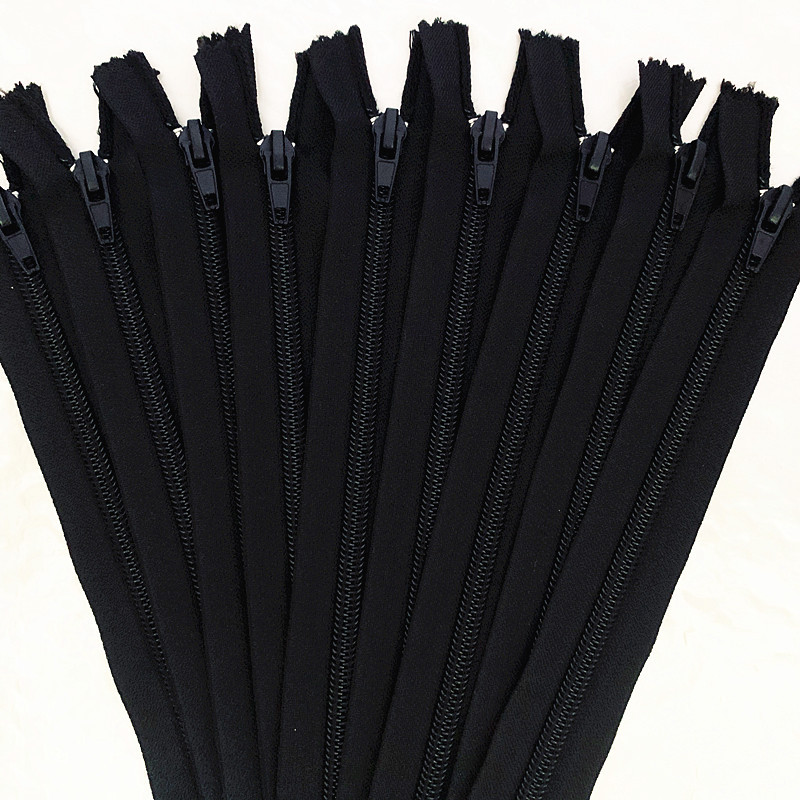 

10-100pcs 5 # 20cm（8inch） Black Nylon Zipper Tailor Sewer Craft Handicrafts and FGDQRS