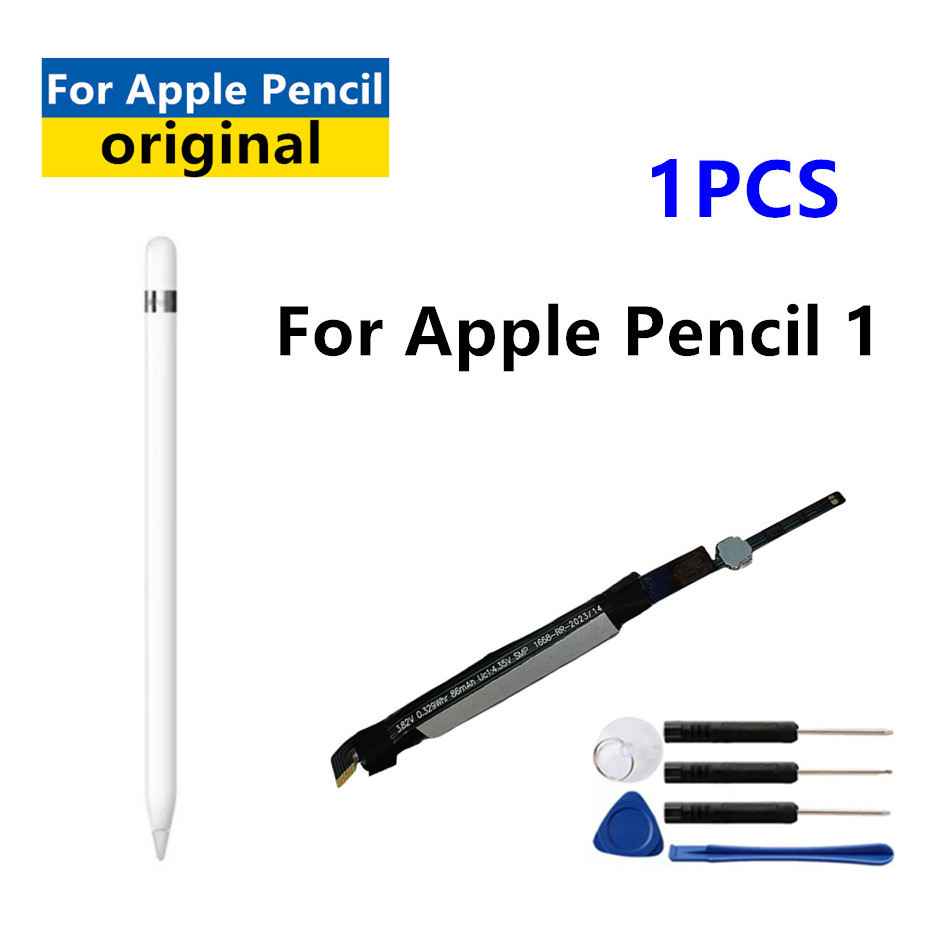 

New Pencil 1 Battery 3.85V 85mah Battery for Apple Pencil 1st Battery Charger batteies + Free Tools