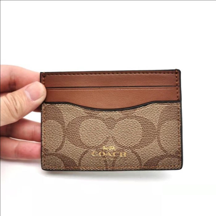 

[Terbaru]Ready Card case card holder all-variant signature logo CH 58110 - Khaki signature