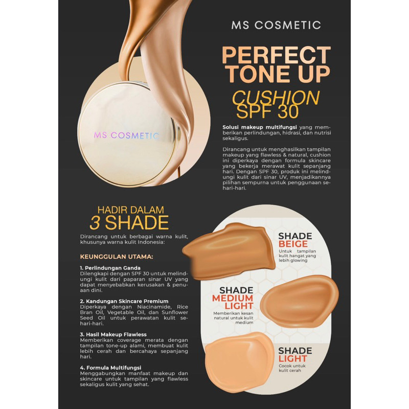 ( TERBARU ) Ultra Moist Cushion M*s Glow Cushion Ms Cosmetics