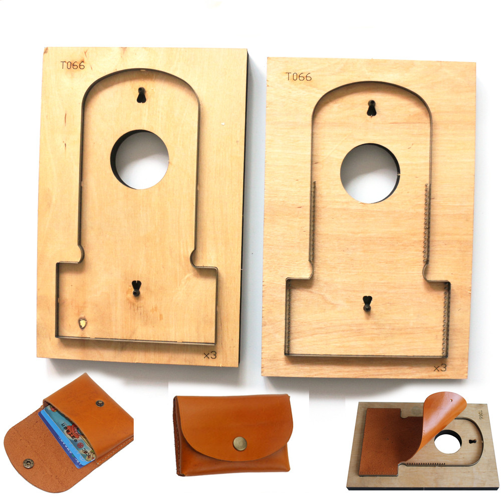 

DIY Leather Craft Card Holder Coin Bag Knife Mould Die Cutter Hand Punch Tool Pattern