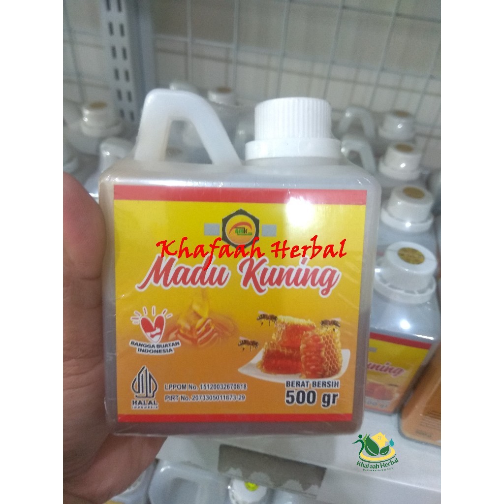 

Madu Kuning AMK 500gr Alami Mengandung Propolis Mengurangi Diabetes