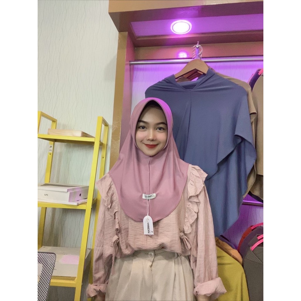 Hamidah - Hijab Adeeva Bergo size S Hamidah/Bergo Hamidah Pad Panjang