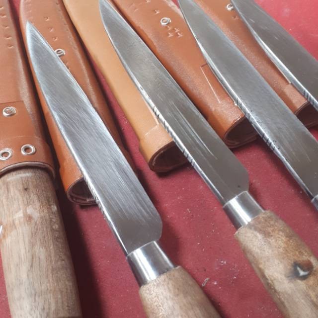 Pisau baja per super cap garpu lokal pisau per/pisau daging  serang banten pisau seset/pisau fillet