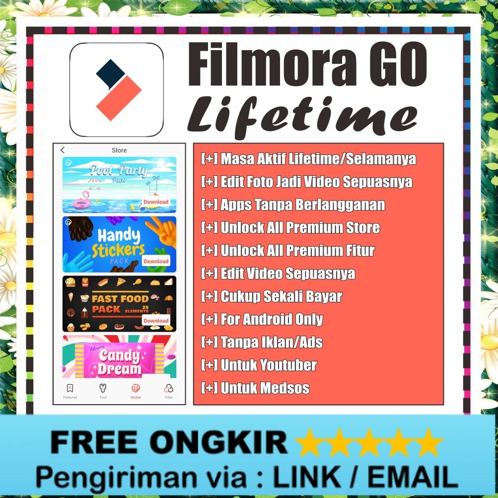 Aplikasi Filmora Go Premium Android