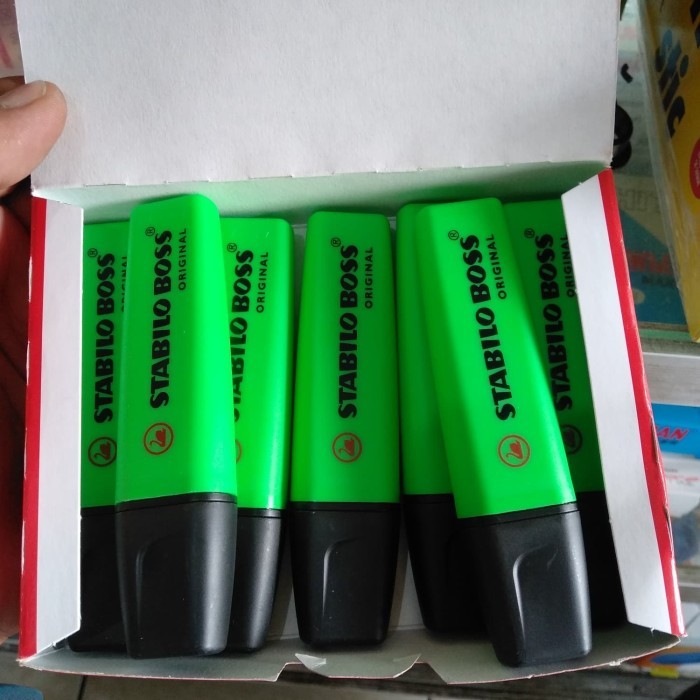 

STABILO BOSS warna hijau