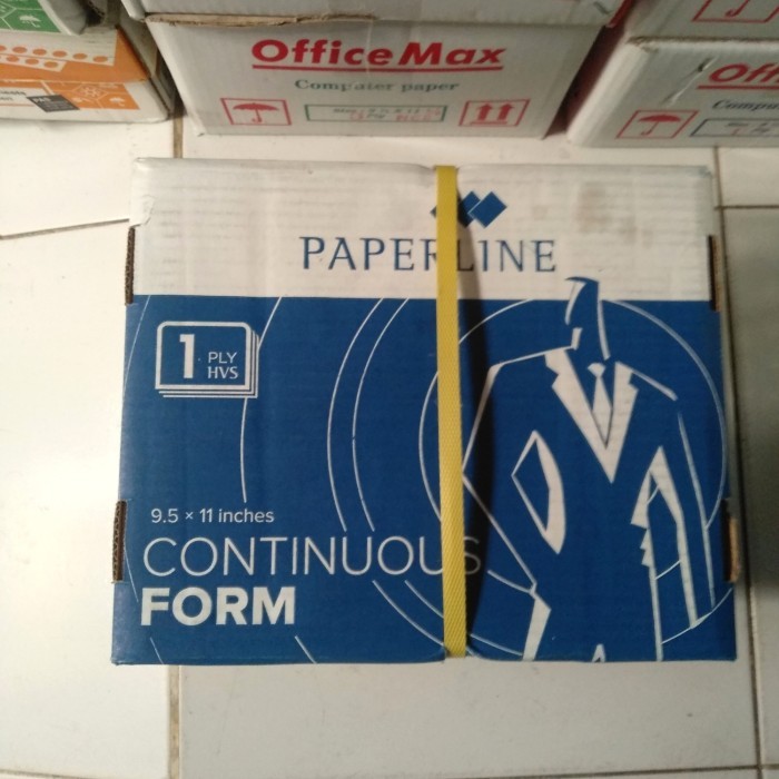 

Continuos form paperline 9 1/2 x 11 1 play / kertas komputer 1 play
