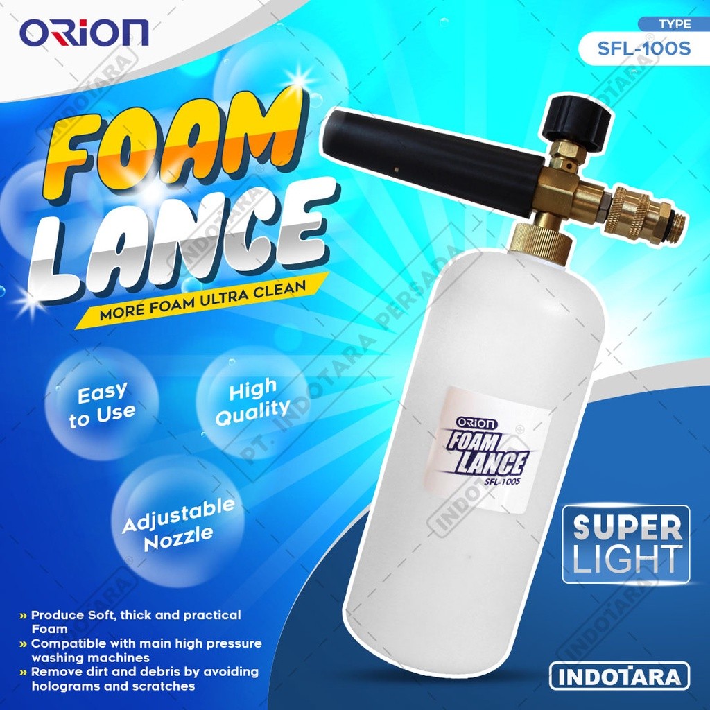 Foam Lance Jet Cleaner Orion superjet 100s