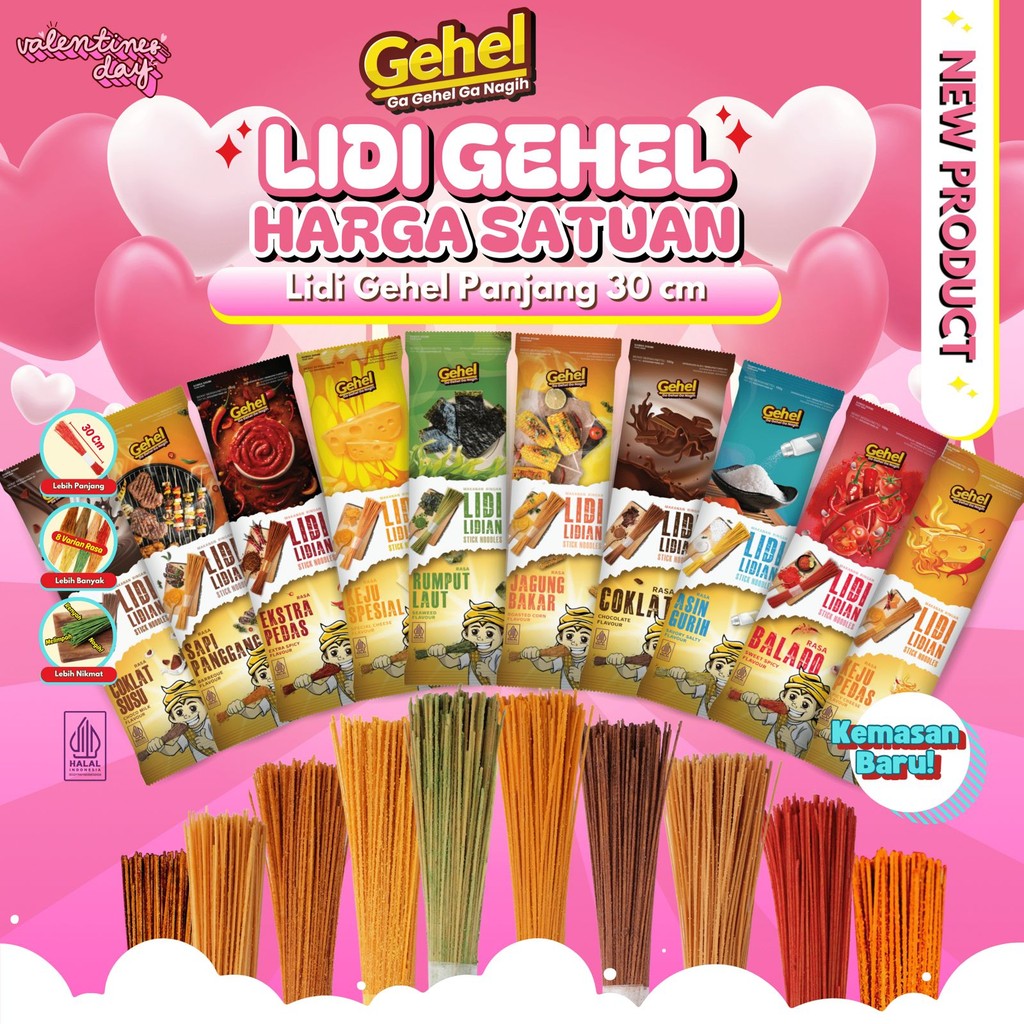 

GEHEL NEW PRODUCT Lidi Panjang 30 Cm - Harga Satuan Food Noodles Makanan Goreng