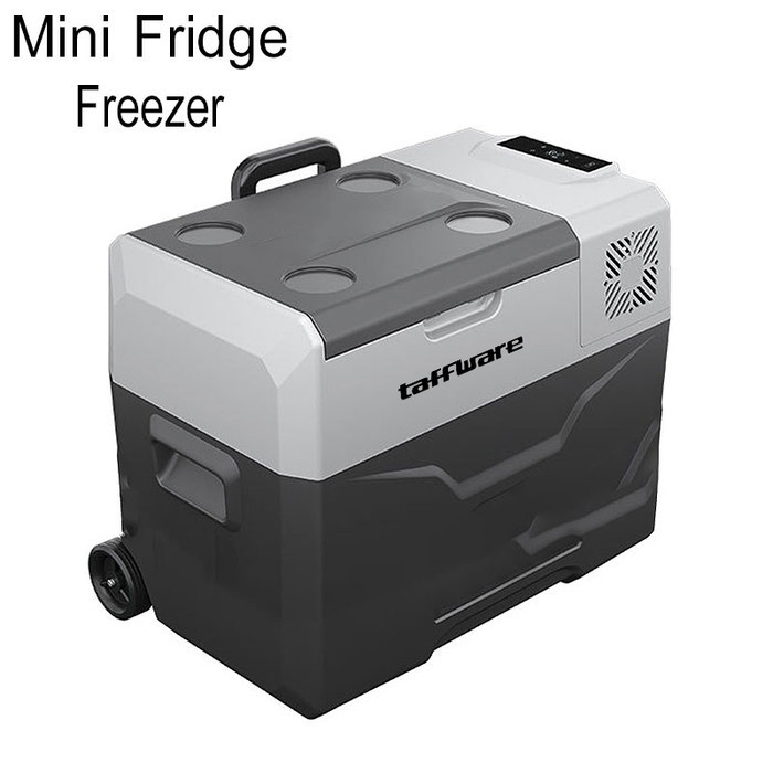 Kulkas Portable 50L Liter Mobil Cooler Box Fridge Freezer Pendingin Car 45W 220V CX50