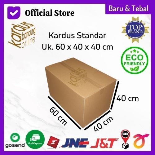 

Kardus Box Kotak Karton Dus Packing Jumbo Polos Uk. 60x40x40 Tebal 4mm