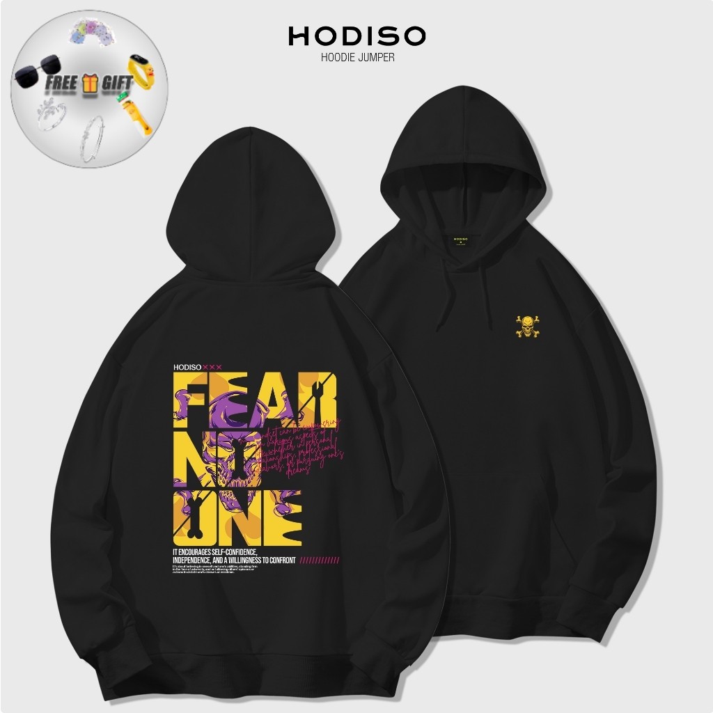 [FREE GIFT] Fear No One Hoodie Jumper Pullover