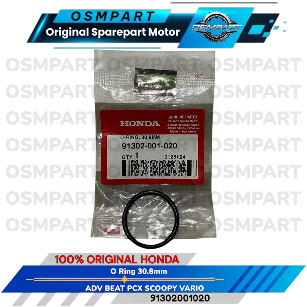 KARET SEAL SIL ORING TUTUP KLEP OLI ADV 150 BEAT PCX SCOOPY ESP VARIO HONDA 91302001020 ORIGINAL